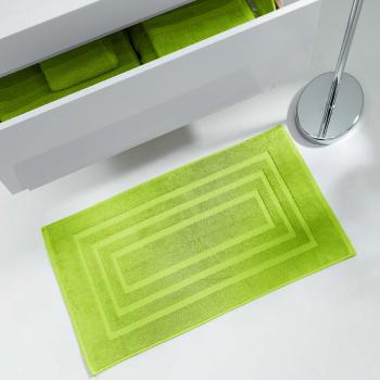 Tapis de sortie de Bain 50x85cm Uni Vert Anis