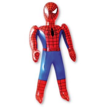 Ballon Spiderman anniversaire, Grand personnage 60cm, Bleu/Rouge, dès 3 ans, personnage à gonfler
