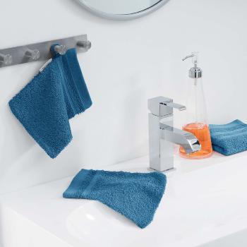 Lot de 2 Gants de toilette 15x21cm Bleu Pétrole