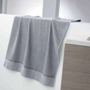 Drap de Bain Gris 90x150cm Gamme Adélie