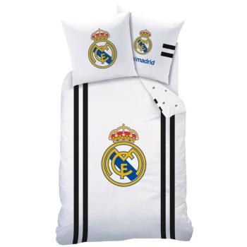 Housse de couette Real Madrid, 140x200cm, 1 personne, 100% Coton, Taille française