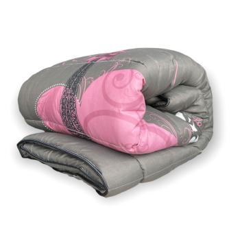 Couette imprimée Love in Paris, Gris, 220x240cm, 2 personnes, 500gr/m² chaude, 100% Microfibre