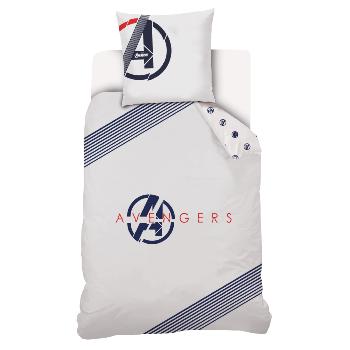 Housse de couette Avengers Origin, Blanc, 140x200cm, 100% Coton