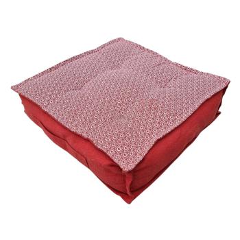 Coussin de sol d'extrieur, Imprim Desert Chik, Terracotta/Brique, 40x40x12cm, 100% Coton