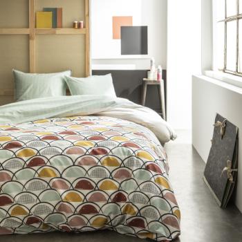 Housse de couette Kris Terra Rosa, Multicolore, Adulte, 220x240cm, 2 personnes, 100% Coton