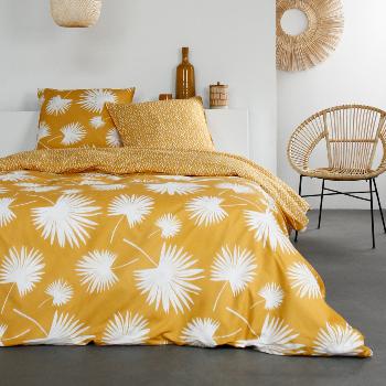 Housse de couette Séphoria, Gamme Sunshine, Jaune, Adulte, 220x240cm, 2 personnes, 100% Coton, Oeko-Tex