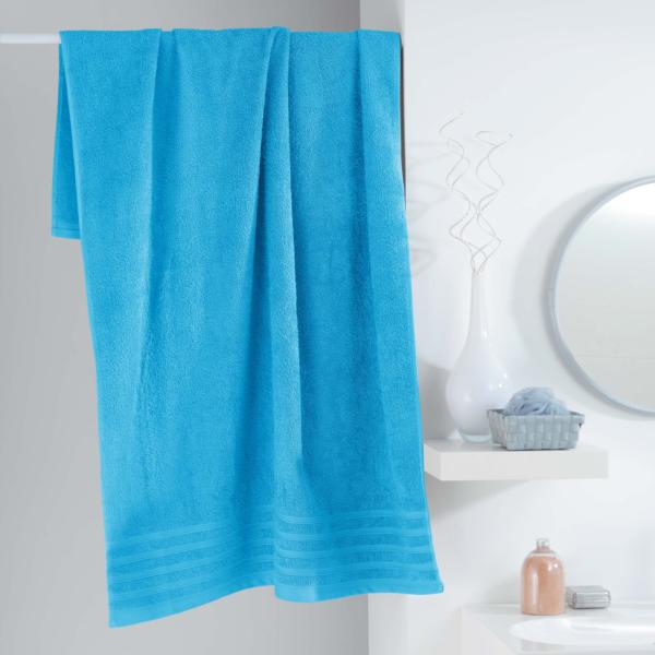 Drap de Bain 90x150cm Uni Turquoise