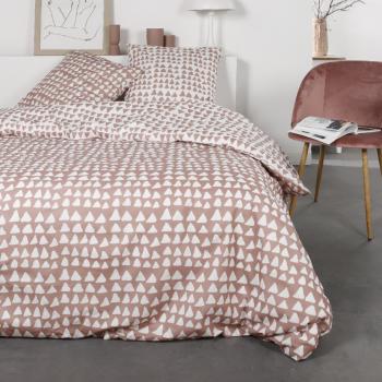 Housse de couette Contempo, Thème Tendance, Réversible, Cuivre, Adulte, 220x240cm, 2 personnes, 100% Coton Flanelle