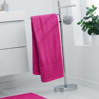 Drap de Douche 70x130cm Uni Rose Fuchsia