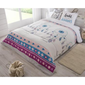 Couette imprime Attrape-rve Multicolore, 220x240cm, 2 personnes, 550gr/m chaude, Toucher peau de pche, 100% Microfibre