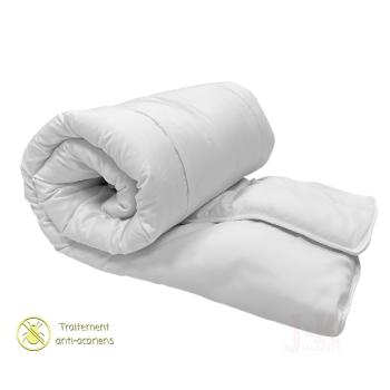 Couette Bb 200gr/m, Blanche, 100x140cm, 100% Microfibre, Anti-acariens