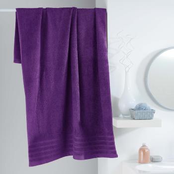 Drap de Bain 90x150cm Uni Prune